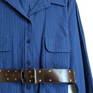 Button up shirt tunic